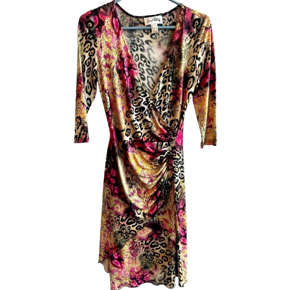 Joseph Ribkoff Dress Animal/Floral Print S : 2
